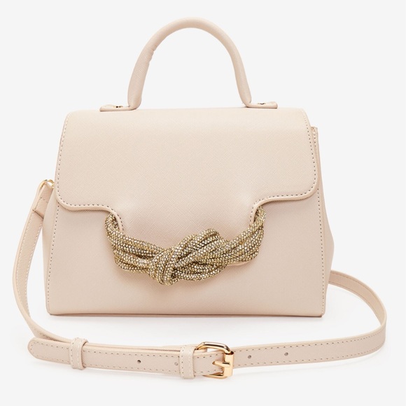 Betsey Johnson Handbags - NEW BETSEY JOHNSON XO Kyla Crossbody Purse handbag Bag Oatmeal